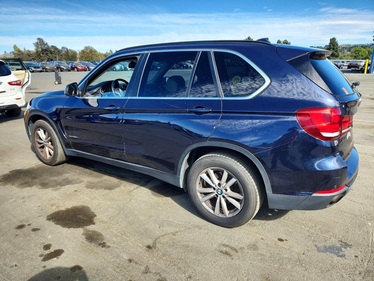 2015 Bmw X5 Xdrive35d Blue vin: 5UXKS4C58F0N07866