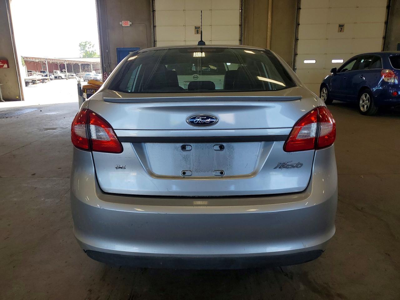 2012 Ford Fiesta Se Silver vin: 3FADP4BJ4CM164773