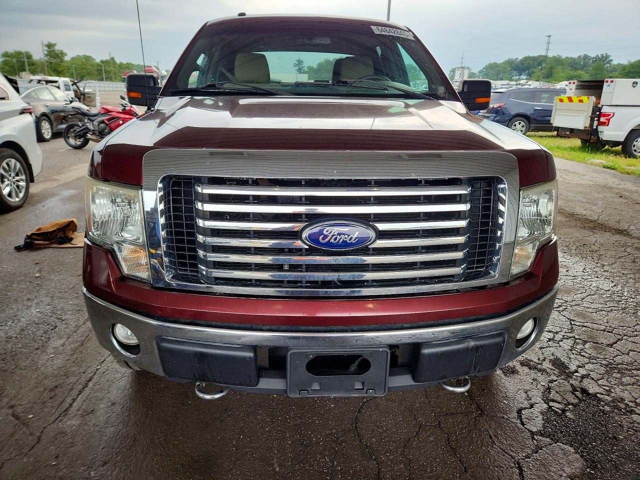 2010 Ford F150 Supercrew Maroon vin: 1FTFW1EV7AFC12380