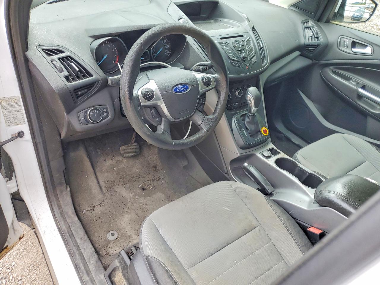 2014 Ford Escape Se White vin: 1FMCU0G95EUD38429