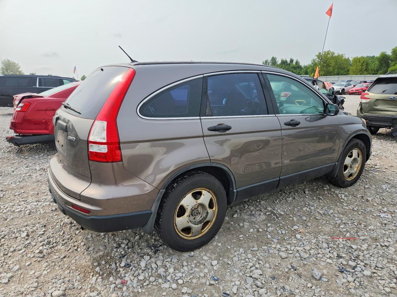 2010 Honda Cr-v Lx Gray vin: 5J6RE4H38AL033255