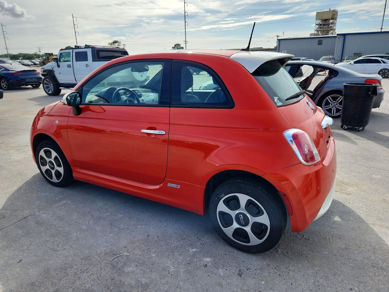 2014 Fiat 500 Electric Orange vin: 3C3CFFGE5ET225268
