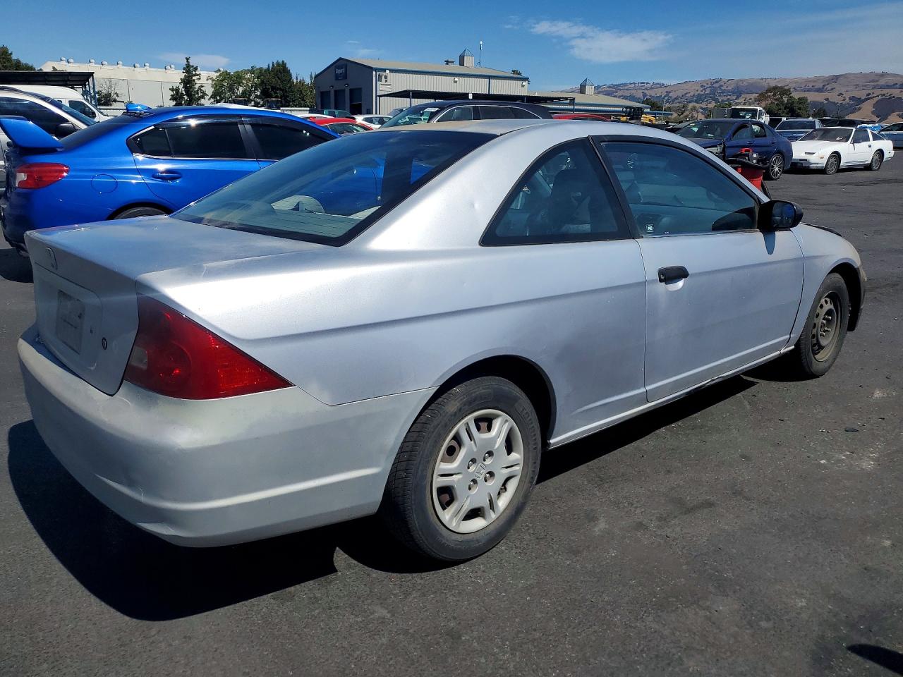 2001 Honda Civic Lx Silver vin: 1HGEM225X1L000460