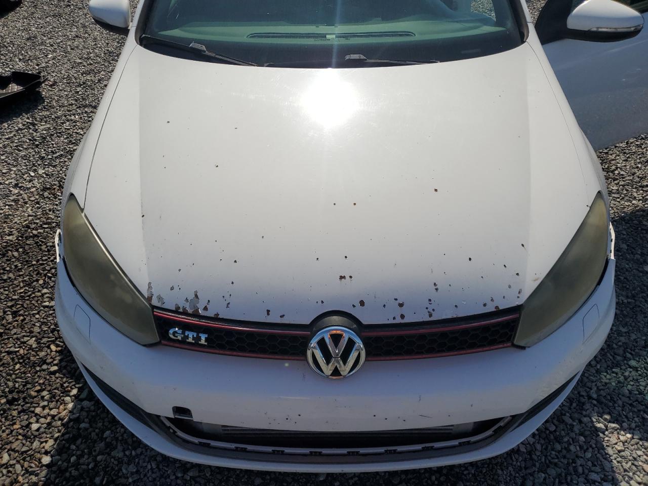 2010 Volkswagen Gti White vin: WVWED7AJ5AW326174