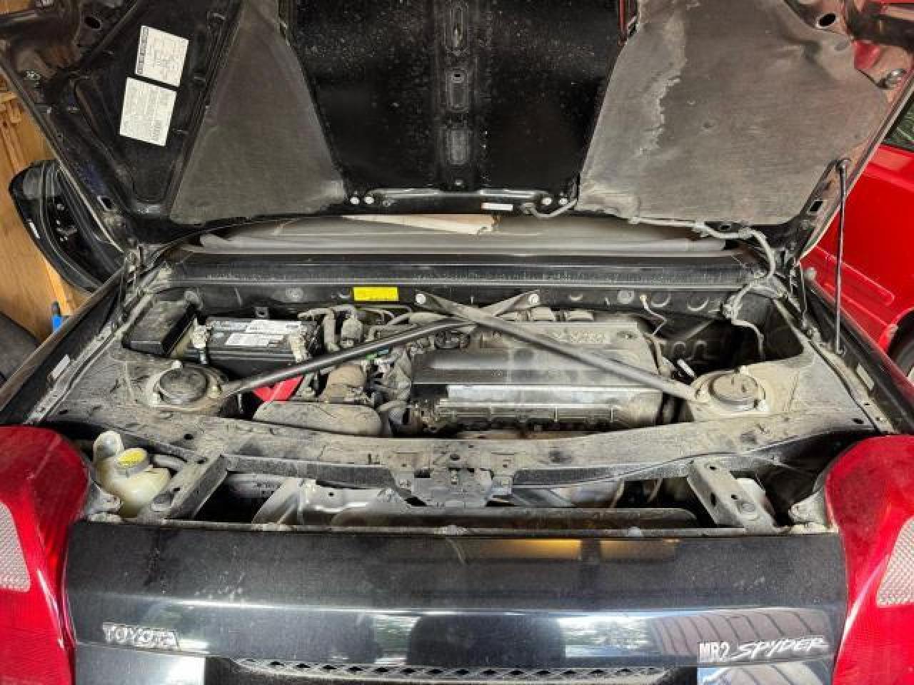 2002 Toyota Mr2 Spyder Black vin: JTDFR320420052698