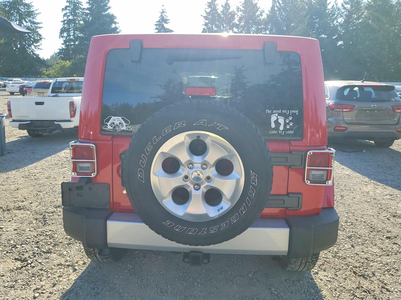 2014 Jeep Wrangler Unlimited Sahara Красный vin: 1C4HJWEG9EL292701