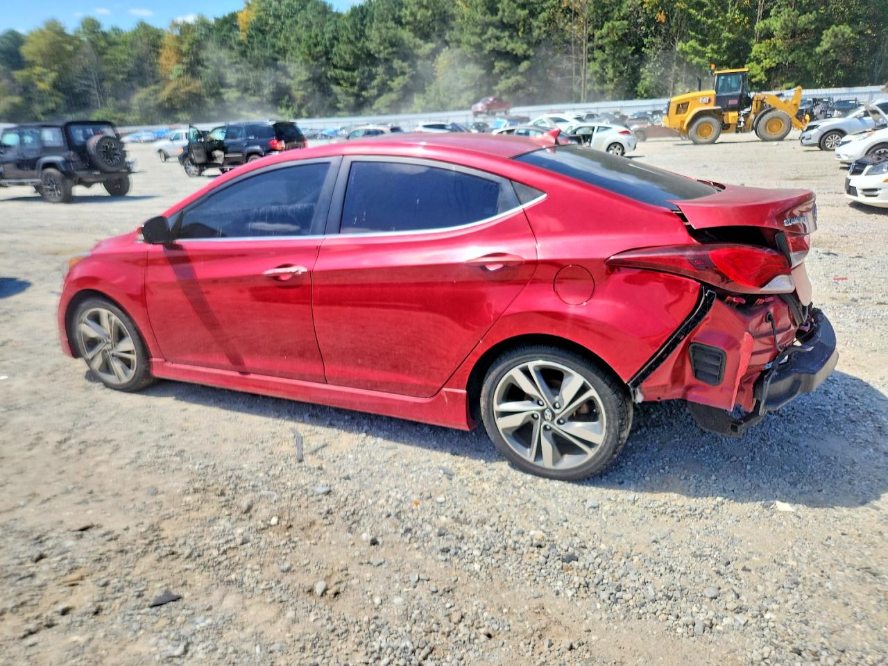 2014 Hyundai Elantra Sport Red vin: KMHDH4AH4EU174252