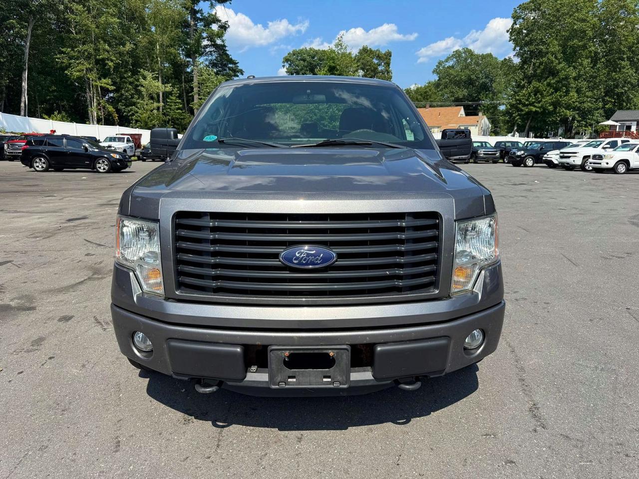 2014 Ford F150 Super Cab Gray vin: 1FTFX1EF0EFB91867