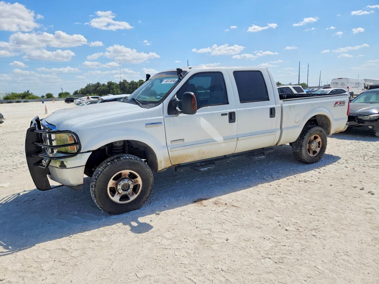 2006 Ford F250 Super Duty White vin: 1FTSW21P26EA26965