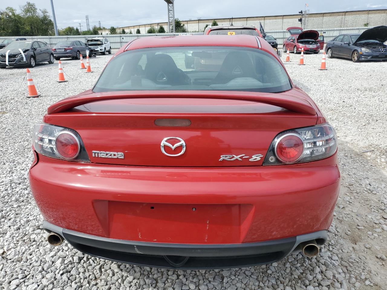 2008 Mazda Rx8 Red vin: JM1FE173680214164