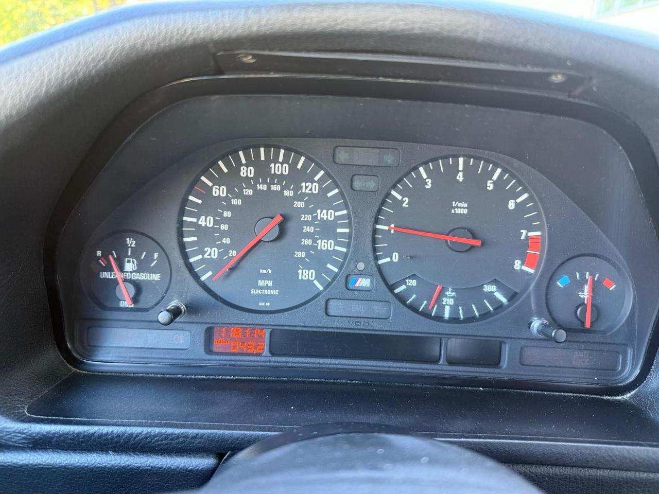 1991 Bmw M5 Black vin: WBSHD9316MBK05275