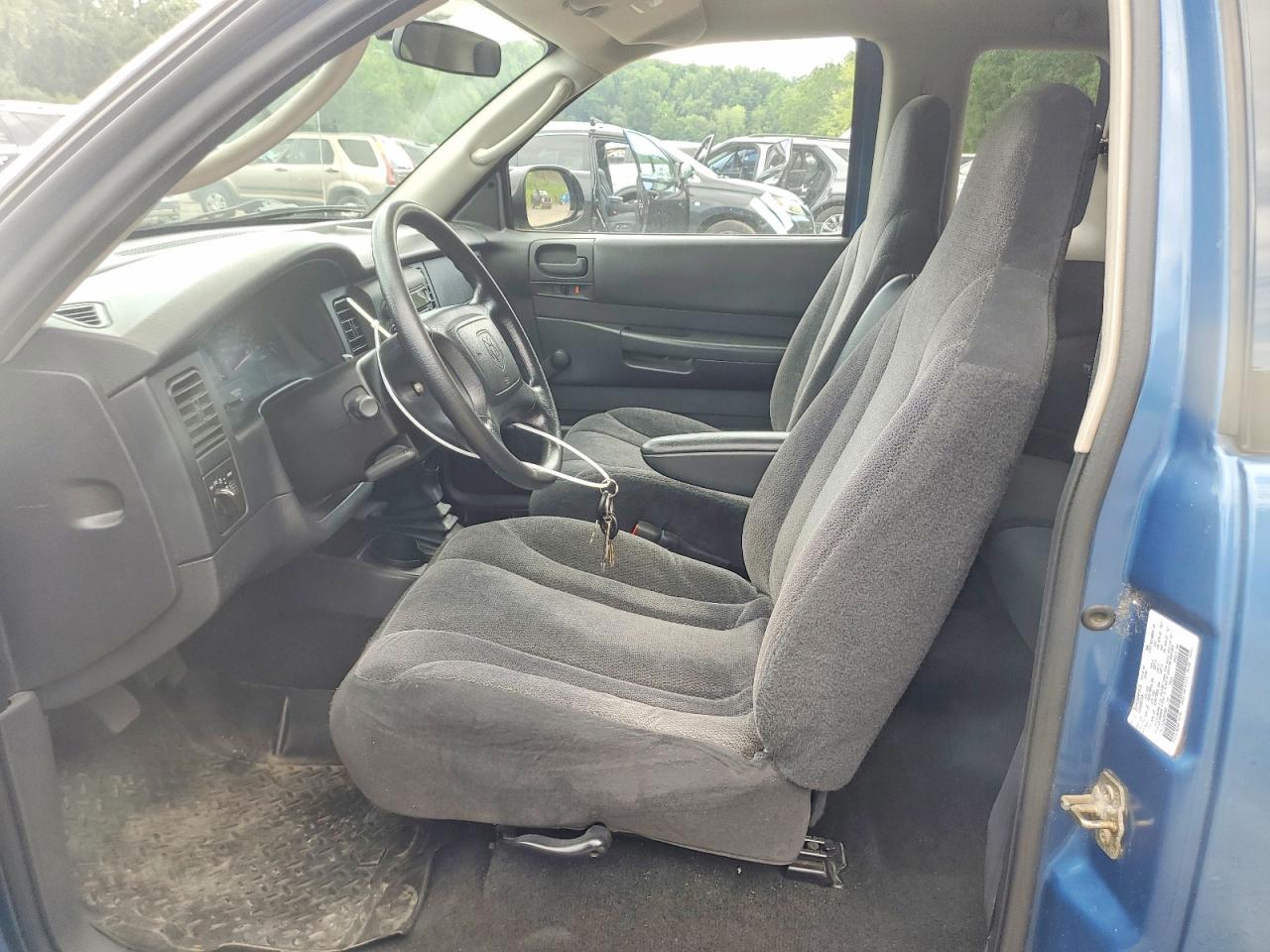 2004 Dodge Dakota Sxt Синий vin: 1D7HG12K24S584968