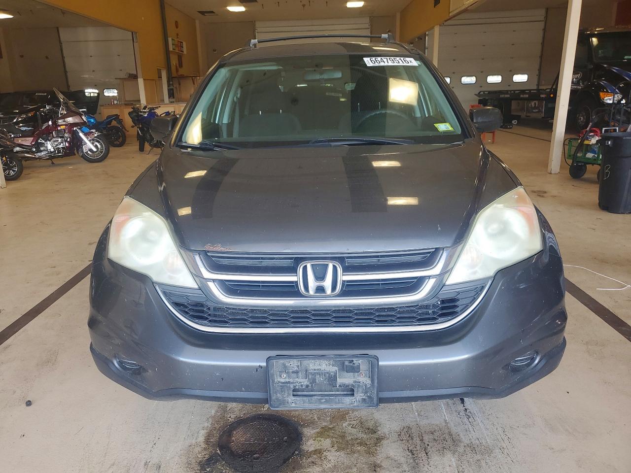 2010 Honda Cr-v Ex Gray vin: 3CZRE4H57AG700783