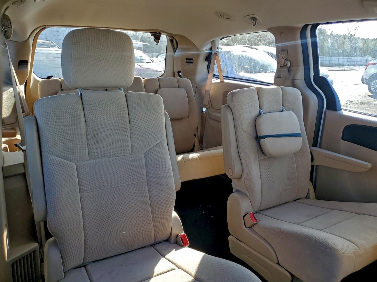 2014 Dodge Grand Caravan Sxt White vin: 2C4RDGCG0ER173768