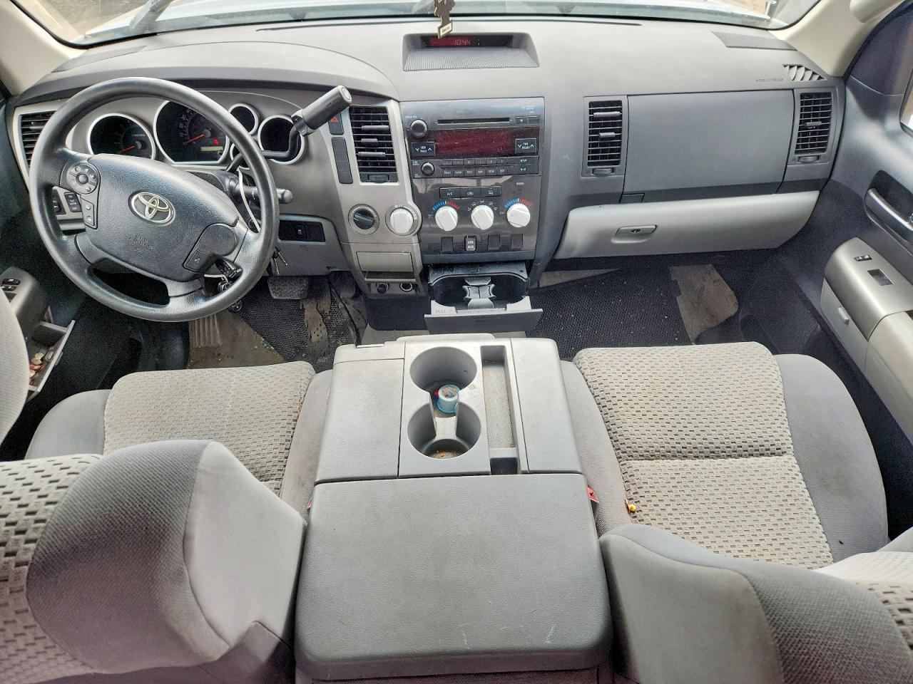2010 Toyota Tundra Double Cab Sr5 Gray vin: 5TFUM5F10AX014427