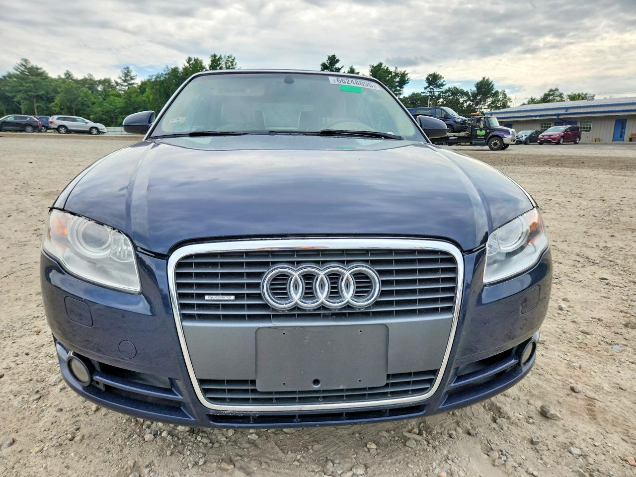 2008 Audi A4 2.0t Cabriolet Quattro Blue vin: WAUDF48H48K004535