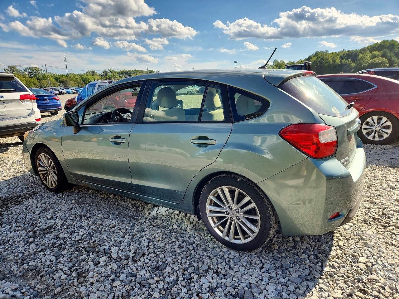 2014 Subaru Impreza Premium Green vin: JF1GPAD67E8269884
