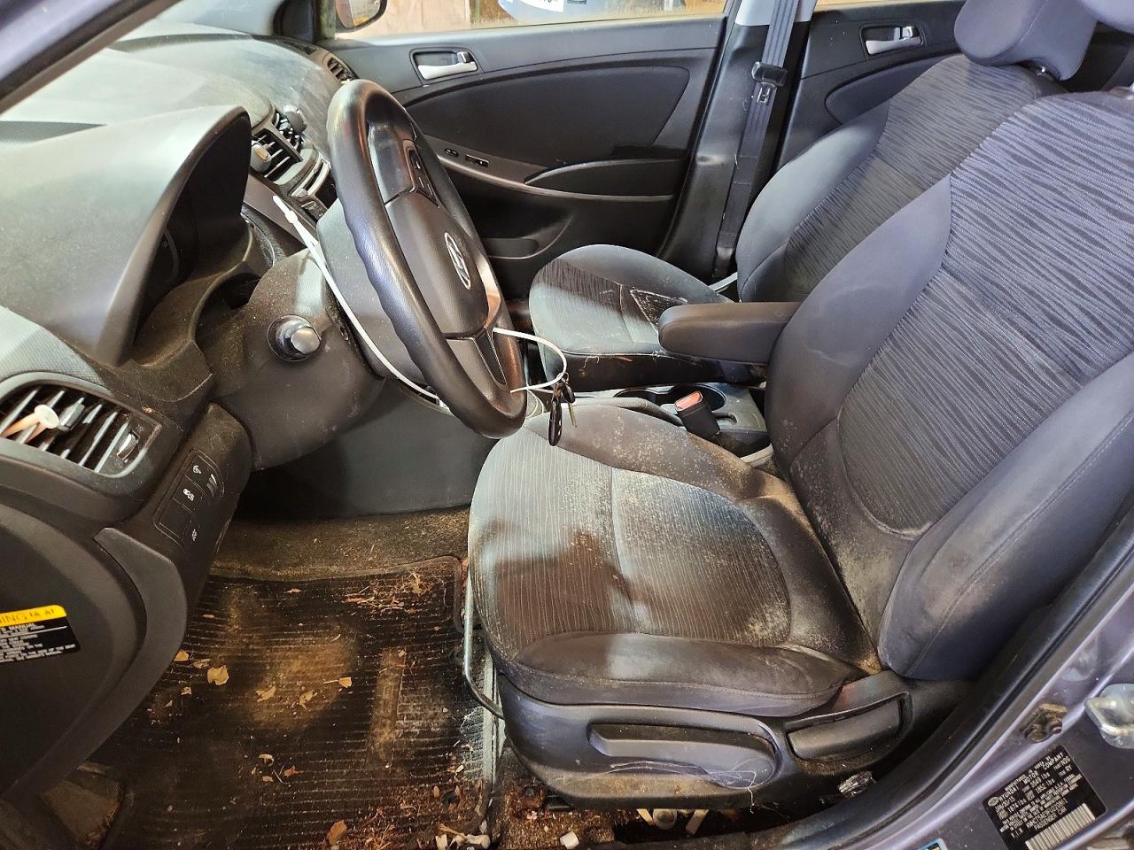 2015 Hyundai Accent Gs Gray vin: KMHCT5AE9FU220861