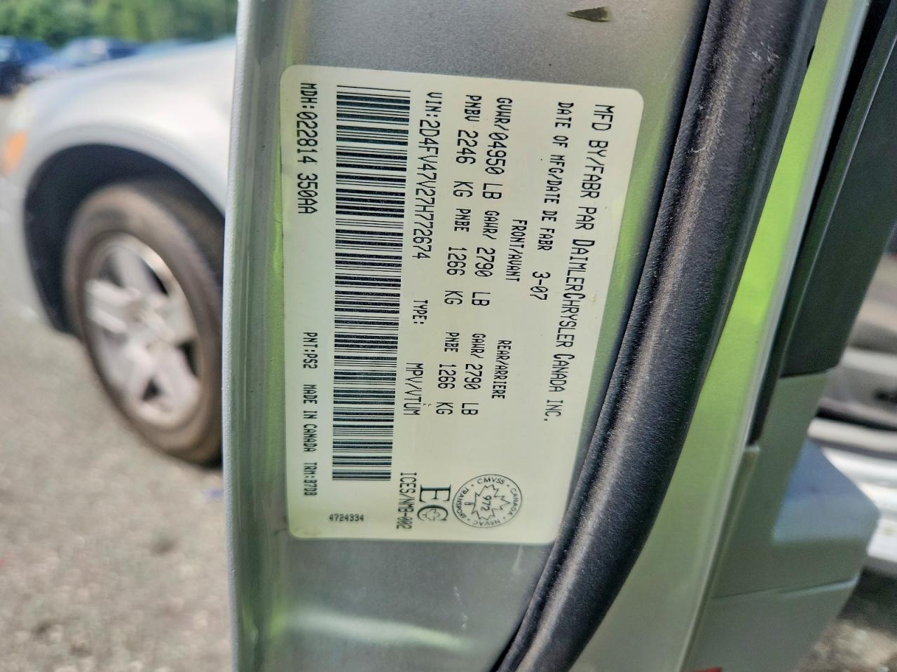 2007 Dodge Magnum Sxt Silver vin: 2D4FV47V27H772674