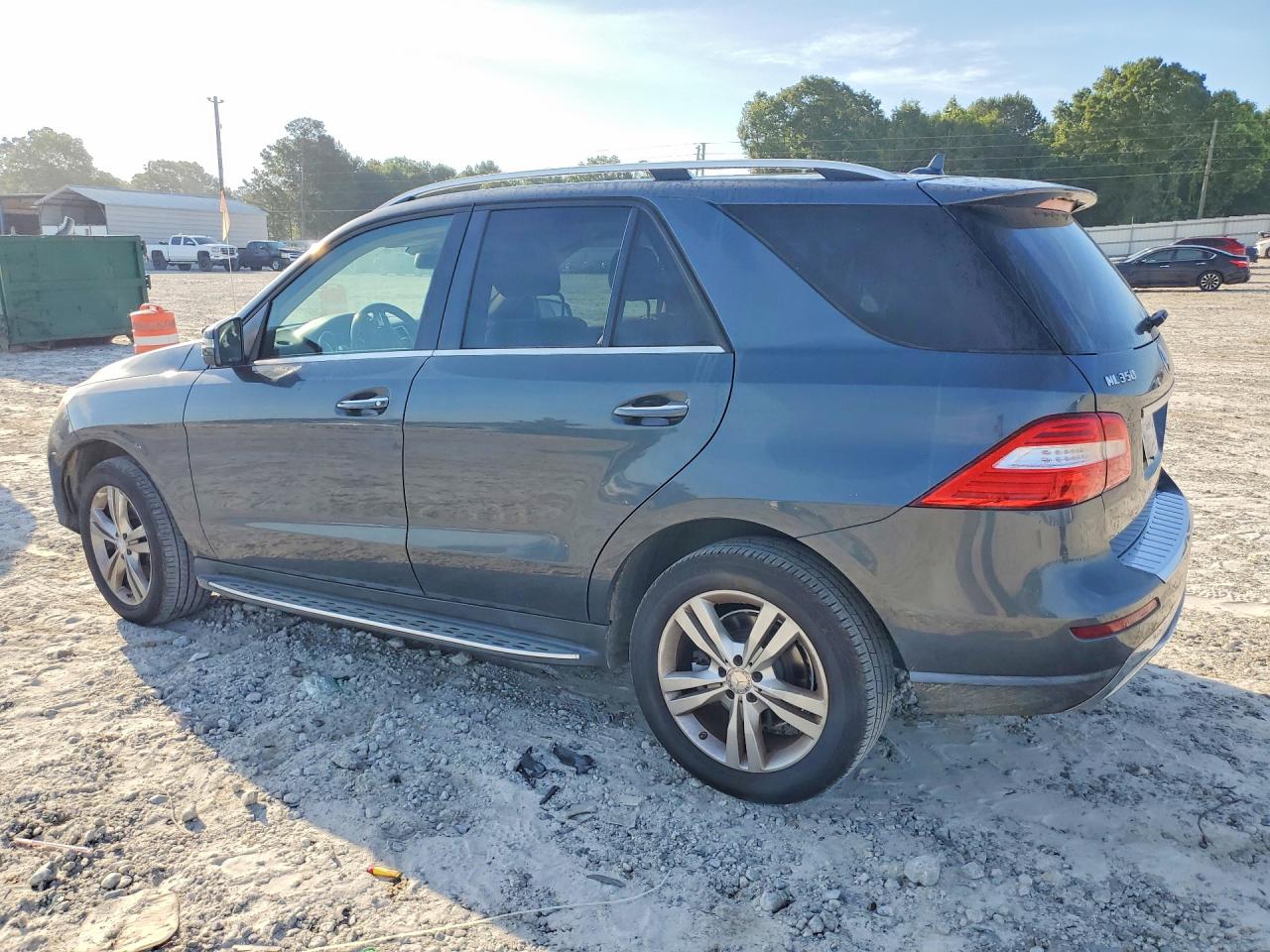 2013 Mercedes-benz Ml 350 Gray vin: 4JGDA5JBXDA146980