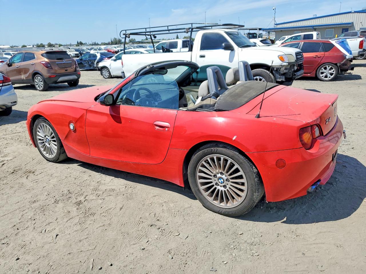 2004 Bmw Z4 3.0 Red vin: 4USBT53424LU06291