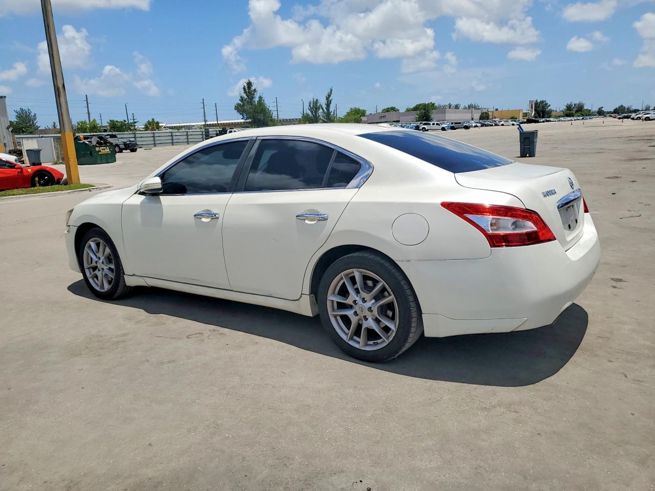 2010 Nissan Maxima 3.5 S White vin: 1N4AA5AP5AC830764