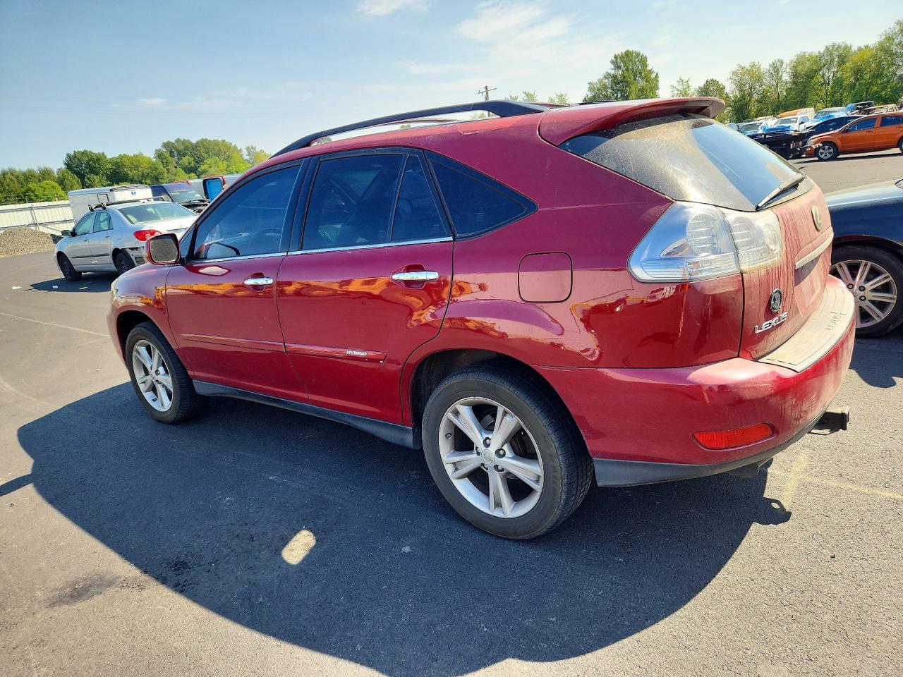 2008 Lexus Rx 400h Красный vin: JTJGW31U482006834