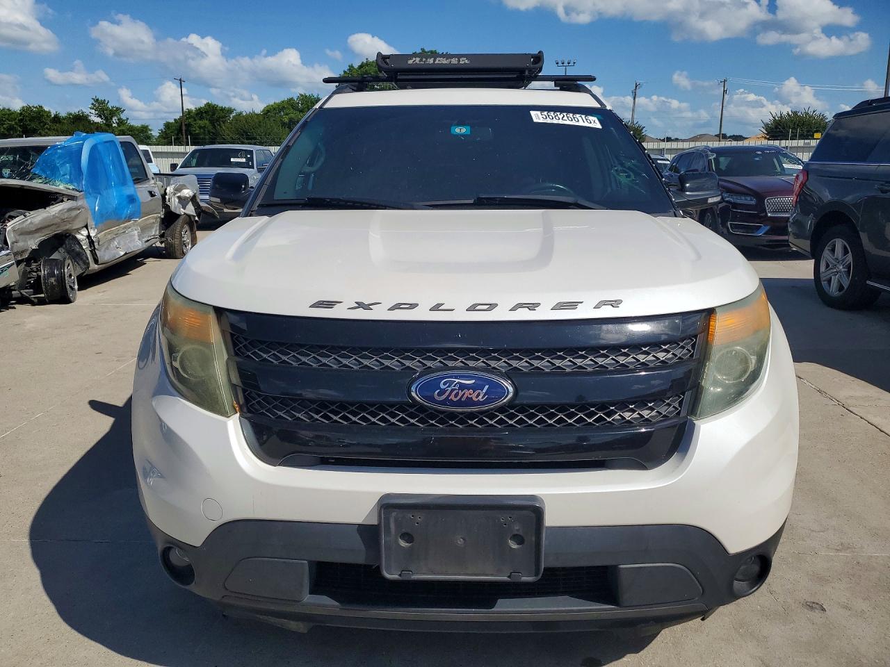 2014 Ford Explorer Sport Белый vin: 1FM5K8GT1EGA68915