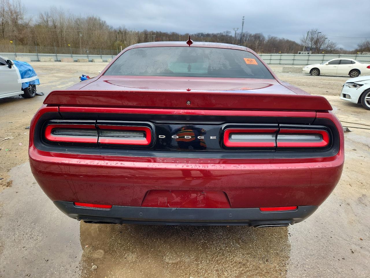 2019 Dodge Challenger R Maroon vin: 2C3CDZFJ6KH750172