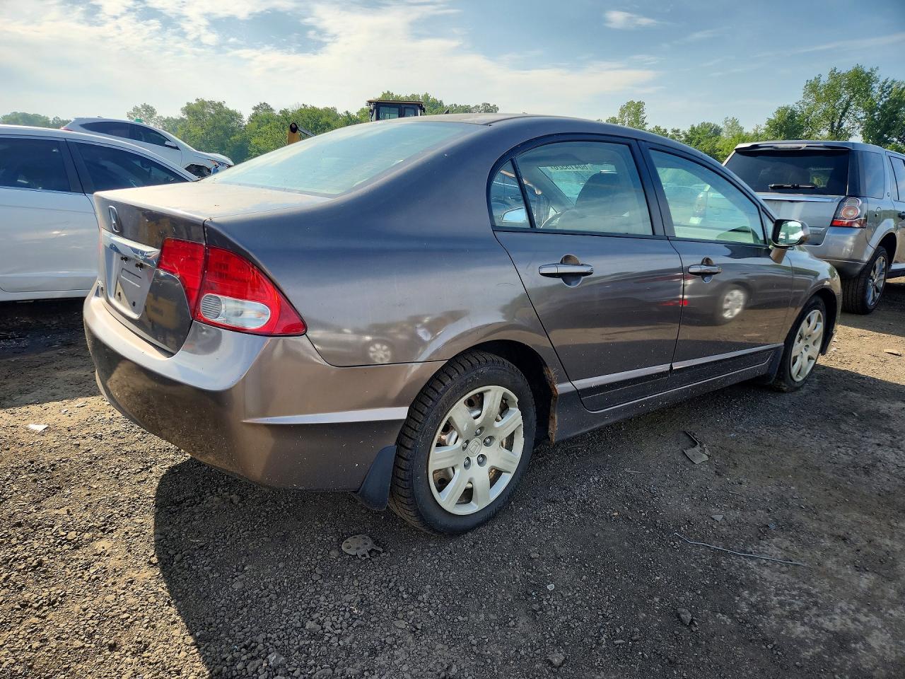 2010 Honda Civic Lx Gray vin: 2HGFA1F58AH576417