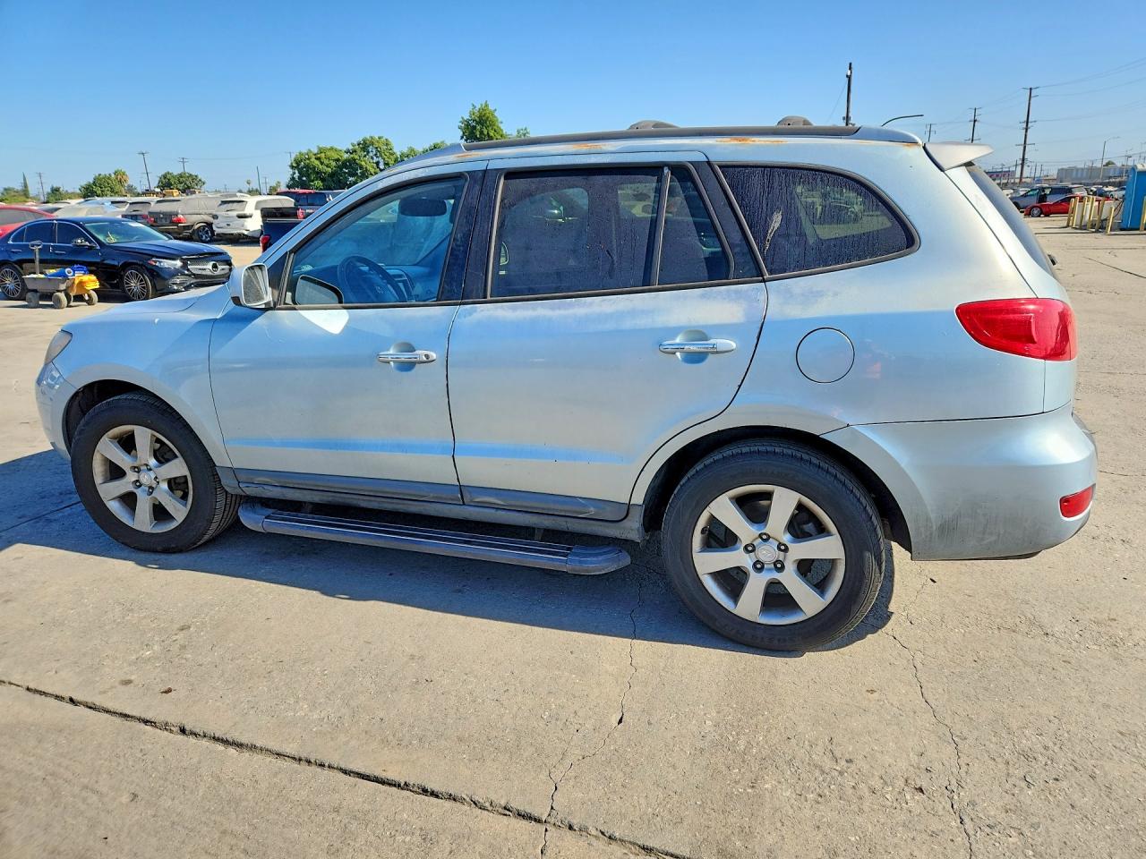 2008 Hyundai Santa Fe Se Silver vin: 5NMSH73E78H176945