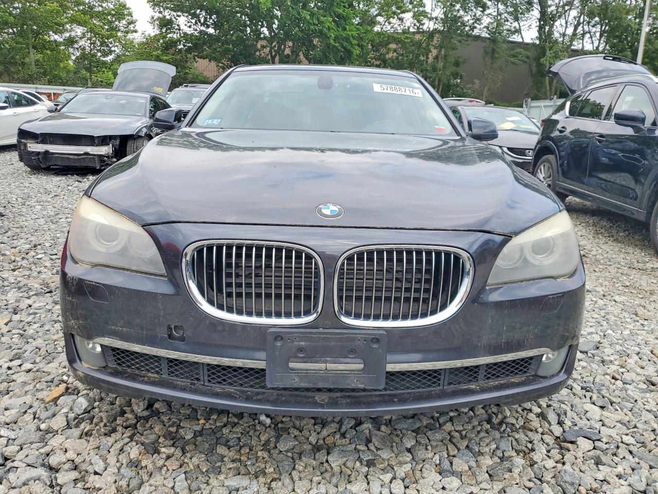 2012 Bmw 750 Xi Gray vin: WBAKC6C56CC396185