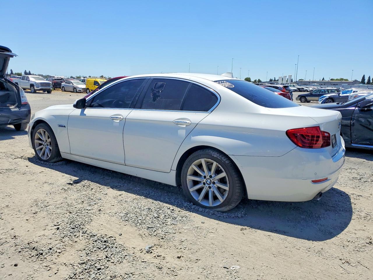 2014 Bmw 535 I White vin: WBA5B1C55ED475010