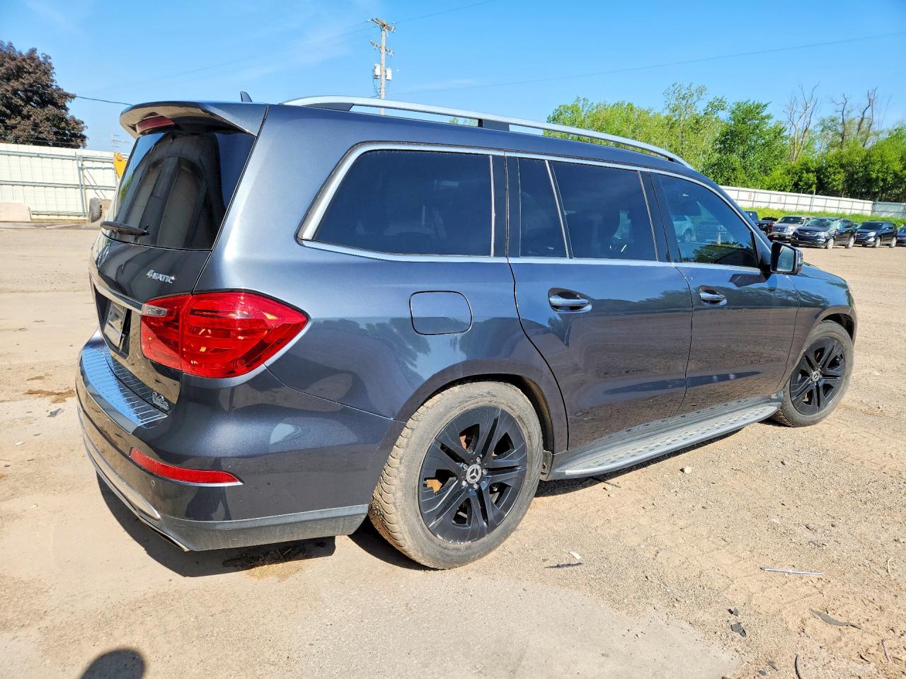 2014 Mercedes-benz Gl 450 4matic Charcoal vin: 4JGDF7CE0EA278538