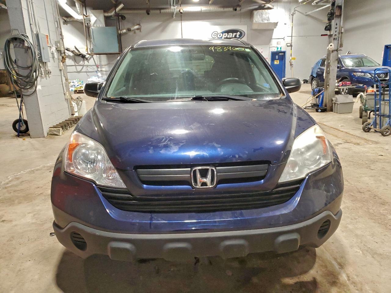 2008 Honda Cr-v Lx Blue vin: 5J6RE48328L815660