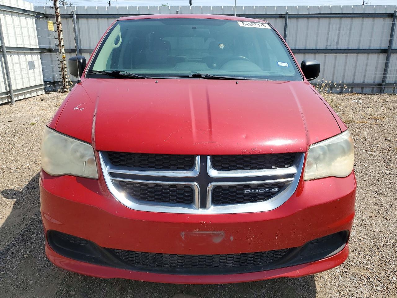 2012 Dodge Grand Caravan Se Красный vin: 2C4RDGBG2CR195012