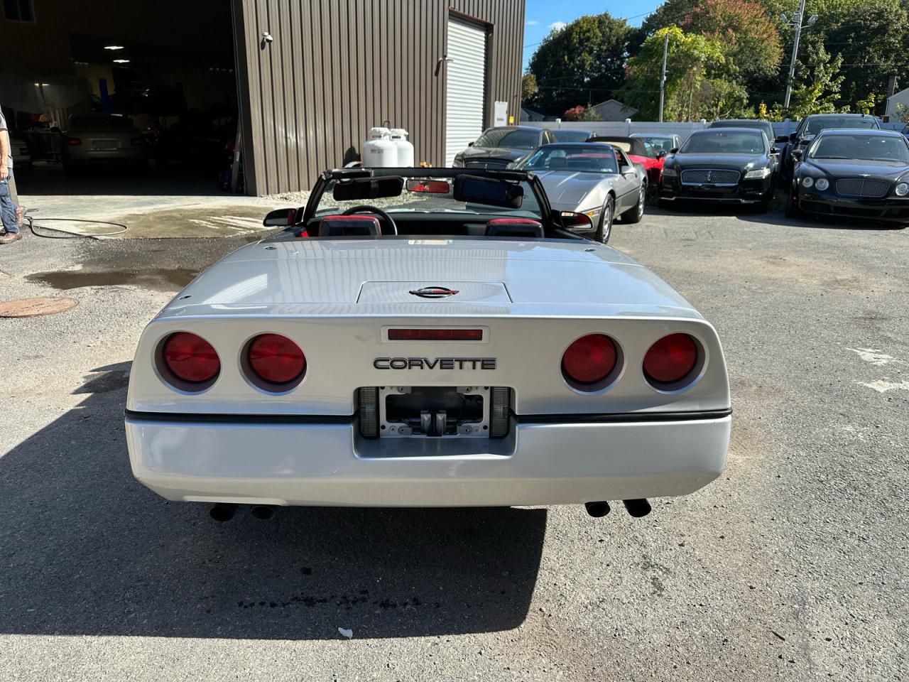 1986 Chevrolet Corvette Gray vin: 1G1YY6789G5901710