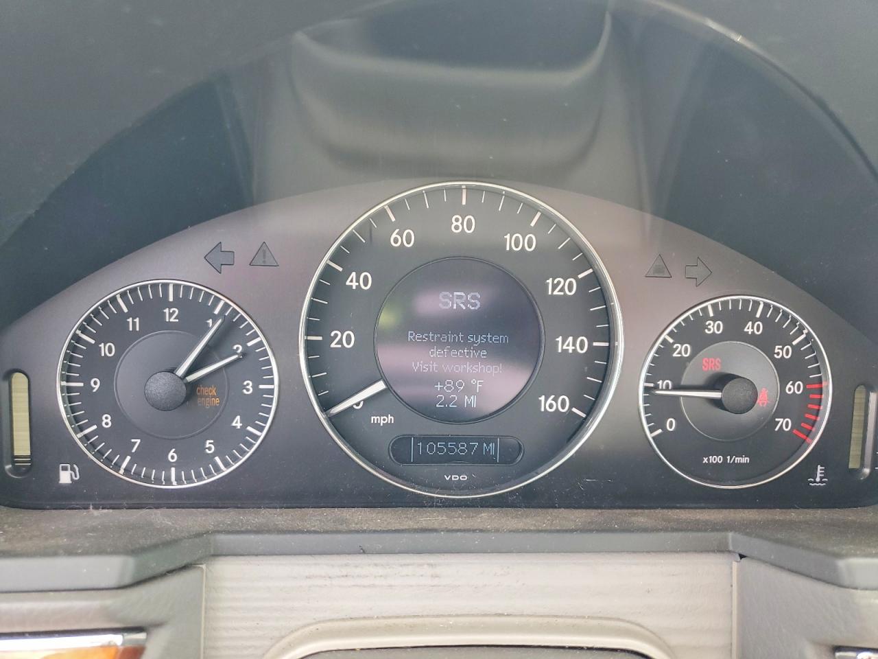 2003 Mercedes-benz E 320 Silver vin: WDBUF65J33A219469