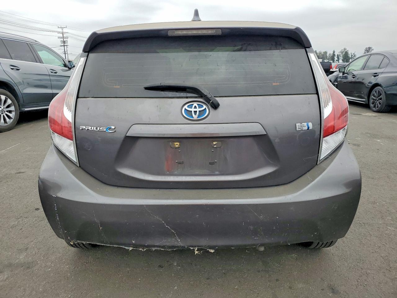 2015 Toyota Prius C One Gray vin: JTDKDTB38F1101800