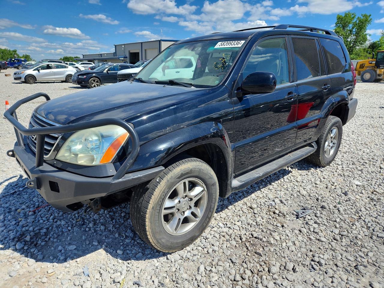2006 Lexus Gx 470 Black vin: JTJBT20X260109106