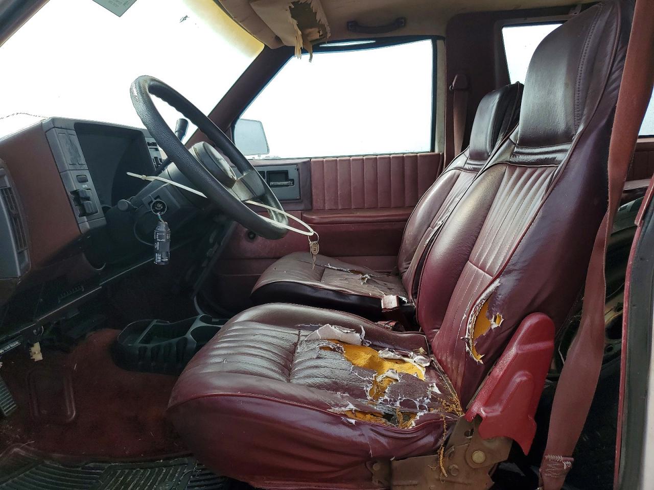 1991 Chevrolet Blazer S10 Red vin: 1GNCS18ZXM8265457