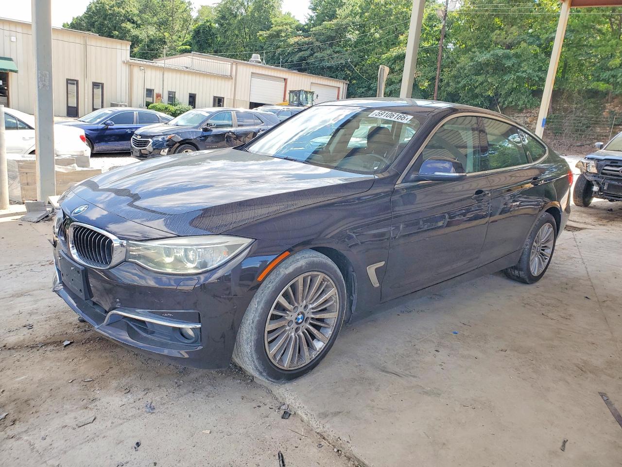 2014 Bmw 335 Xigt Brown vin: WBA3X9C50ED867920