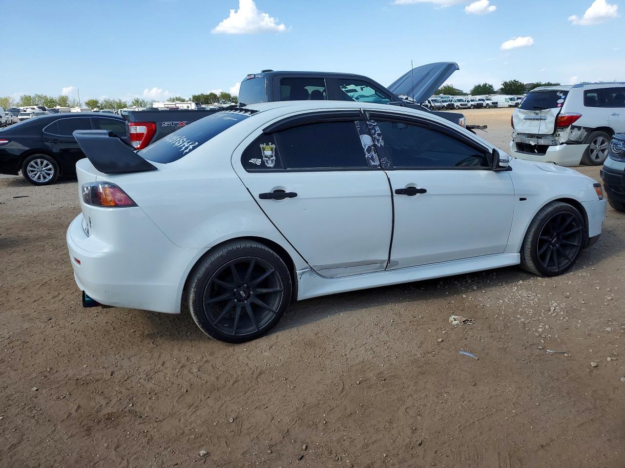 2015 Mitsubishi Lancer Es White vin: JA32U2FU7FU025870