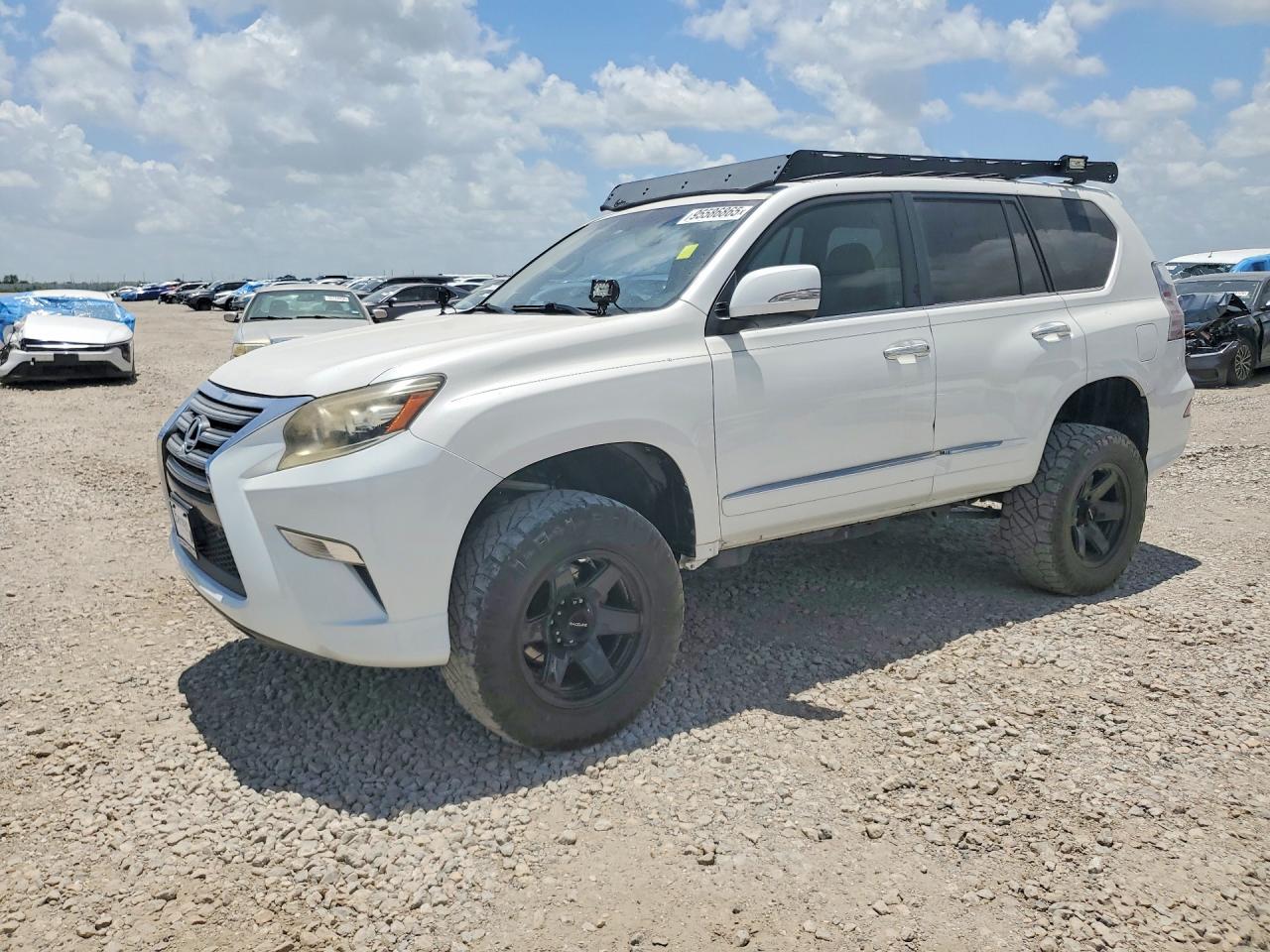 2014 Lexus Gx 460 White vin: JTJBM7FX4E5070537