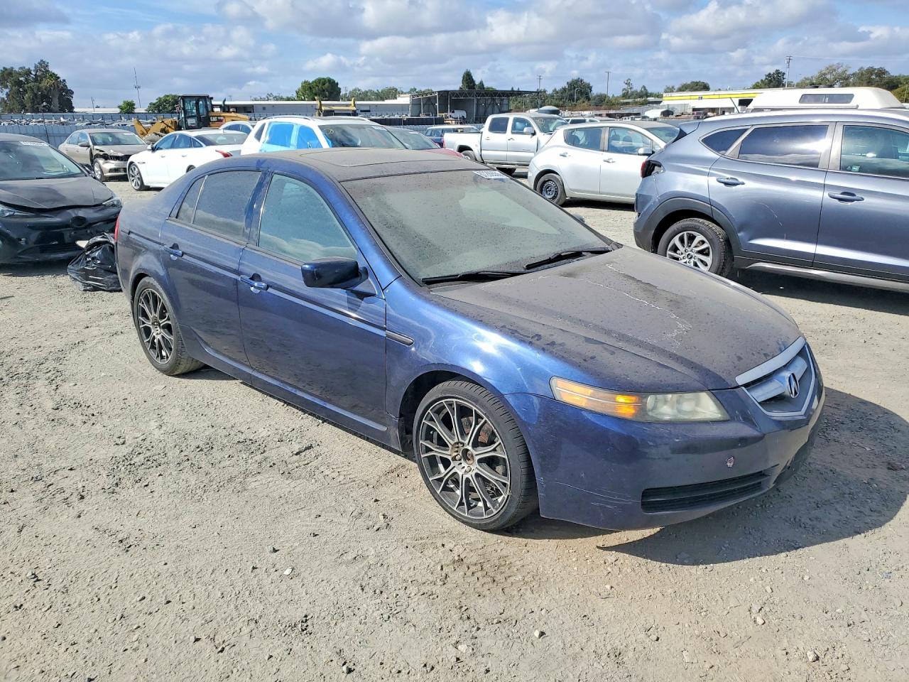 2004 Acura Tl Blue vin: 19UUA66214A070053