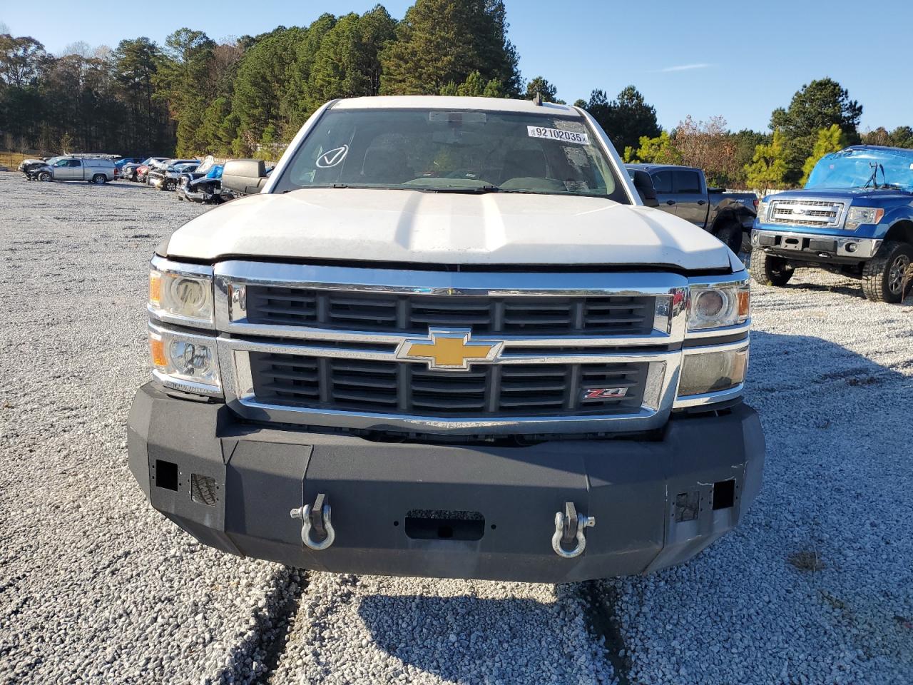 2014 Chevrolet Silverado C1500 Lt White vin: 3GCPCRECXEG111929