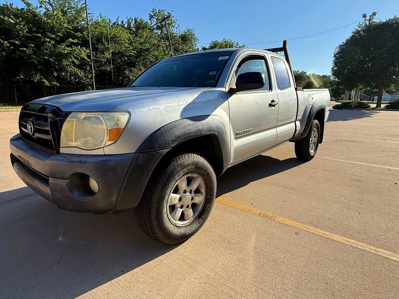 2008 Toyota Tacoma Prerunner Access Cab Серебряный vin: 5TETX62N38Z536585