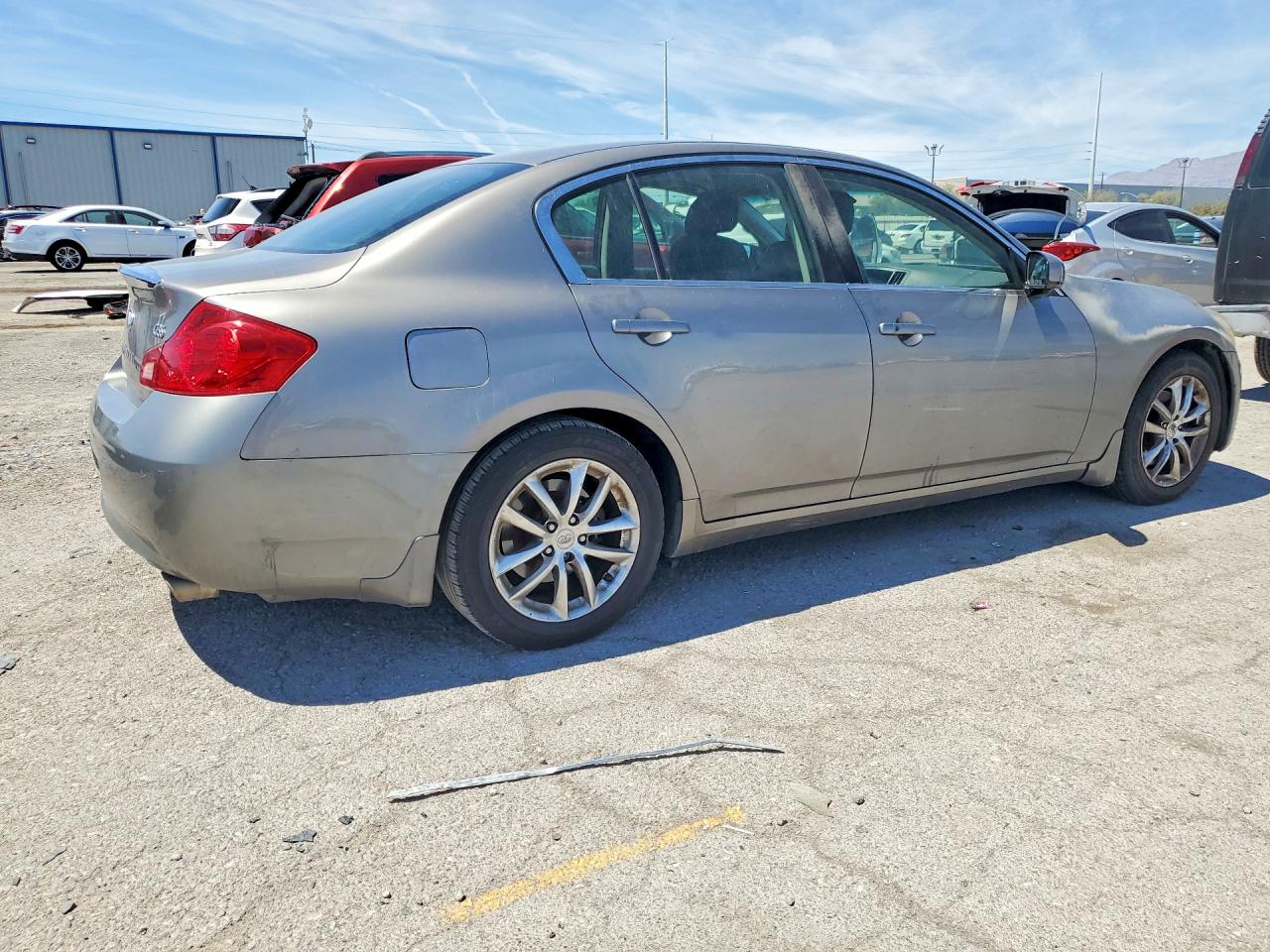 2007 Infiniti G35 Base Серый vin: JNKBV61E37M706386