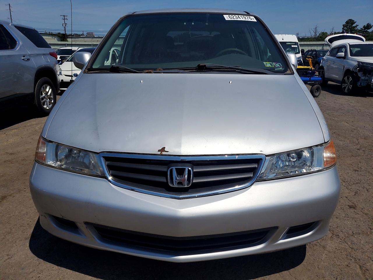 2003 Honda Odyssey Exl Silver vin: 5FNRL18043B138039