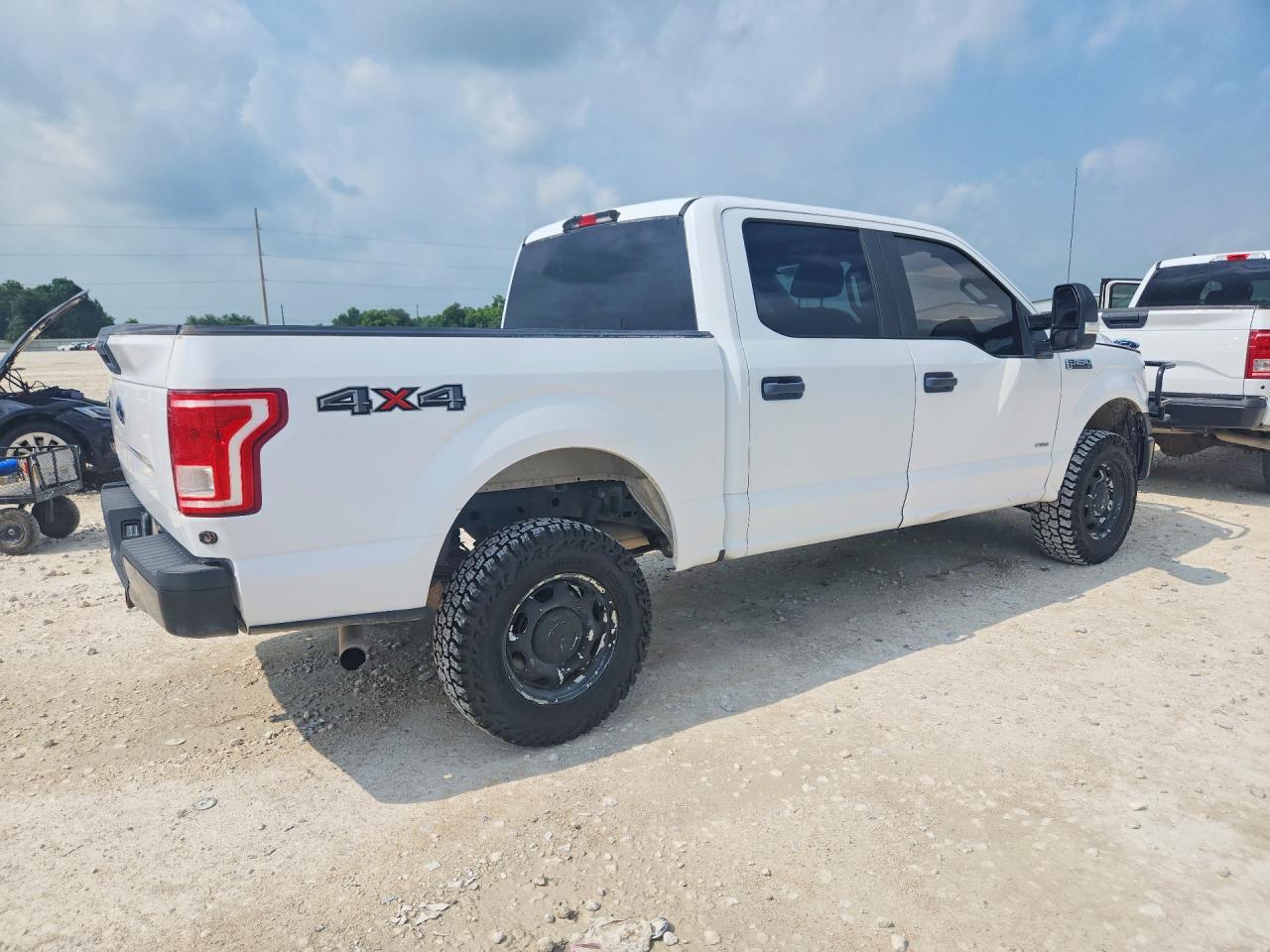 2015 Ford F150 Supercrew White vin: 1FTEW1EG1FKE51869